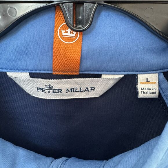 Peter Millar Crown Hyperlight Merge Hybrid Performance Jacket Large Blue Camo - Picture 8 of 10